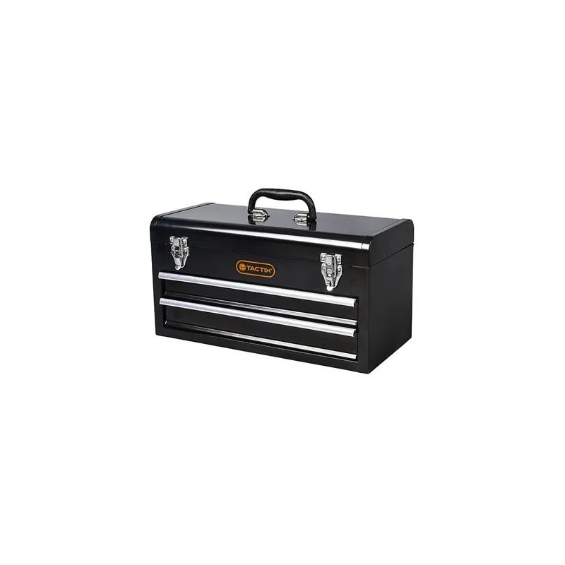 CAJA HERRAM METAL 02 CAJONES 18,5 321111 TACTIX