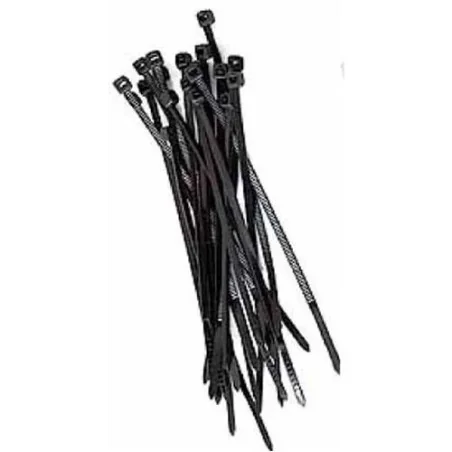 AMARRACABLES 3.6MM X 150MM NEGRA 100PC 408015 TA