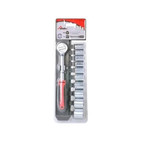 DADO JUEGO 3/8" 11PC 10-24MM RIEL+CHICHA 734111 O