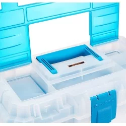CAJA HERRAM PLAST 16" AZUL 320110B TACTIX