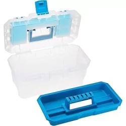 CAJA HERRAM PLAST 16" AZUL 320110B TACTIX