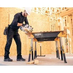 SOPORTE CABALLETE MESA DE TRABAJO TBC650 TOUGHBUI