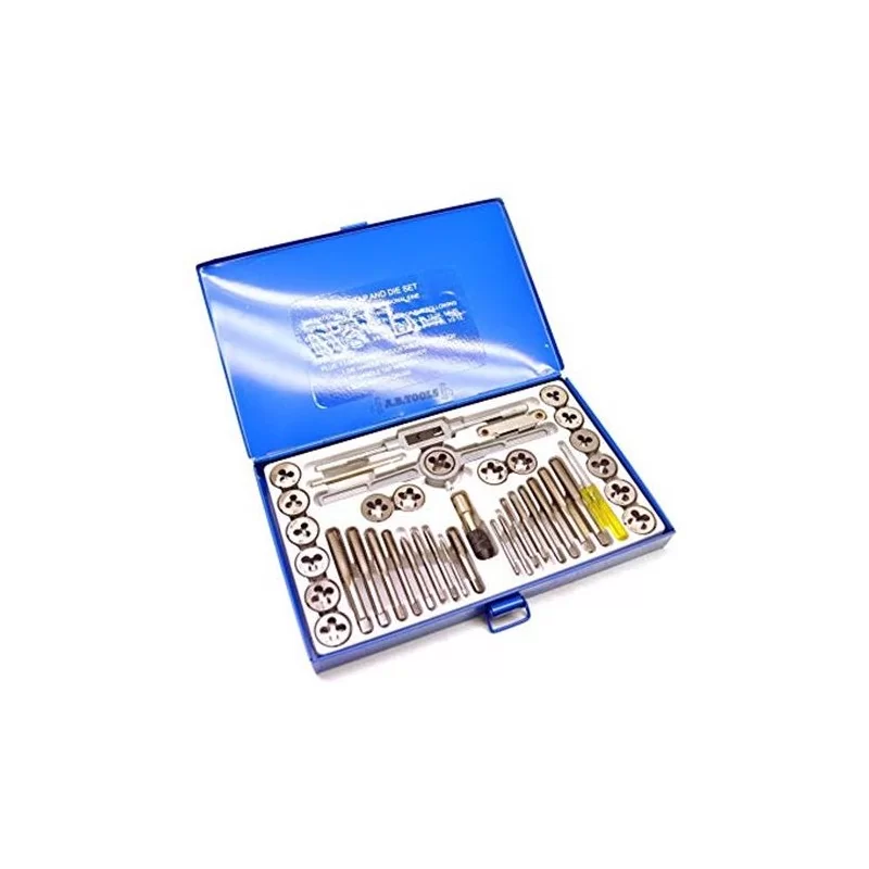 Kit Macho-Terraja 40Pc M3-M12 Metric 114001 Scmc