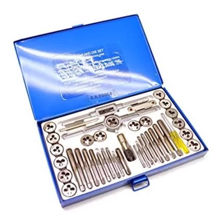 Kit Macho-Terraja 40Pc M3-M12 Metric 114001 Scmc