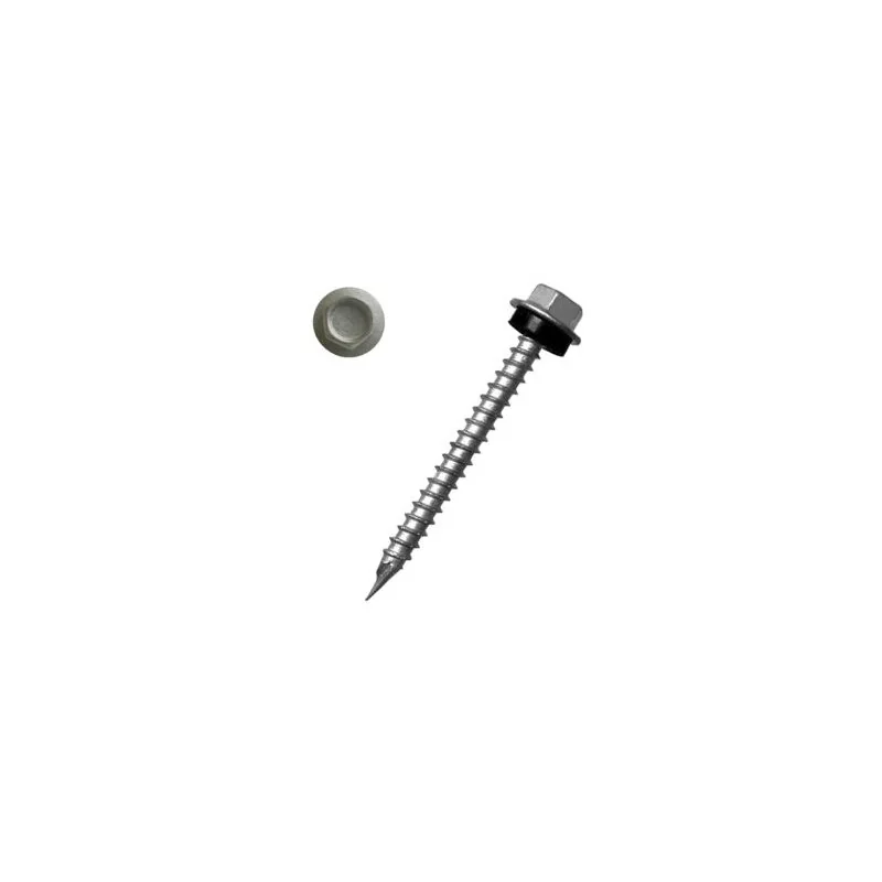 TORNILLO AUT.C/HE G/GOM P/LABIO 100PC 10X2.1/2 PRV