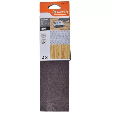 BANDA LIJA 3 X 18 GRANO 80 2PC 446107 TACTIX