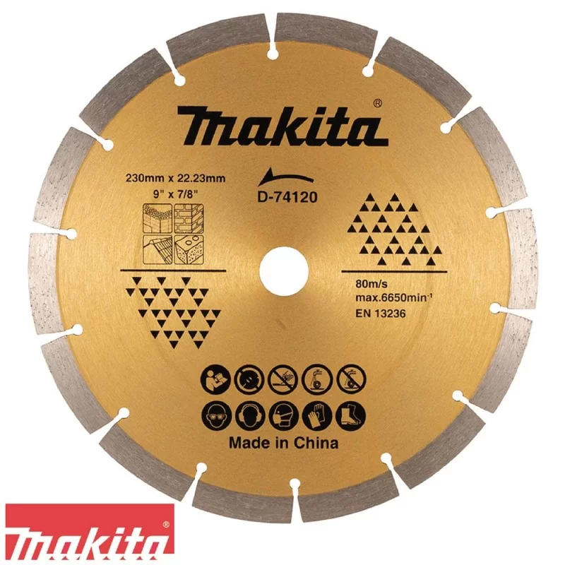 Disco Diamantado Seg.Hormig 9" D74120 Makita