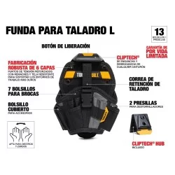 Portaherramientas 02 Pcs Bolsa(L)+Clic Tbct20L