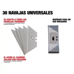 Cuchillo Cartonero Repuesto Trapez 30Pc Tbh4S3080