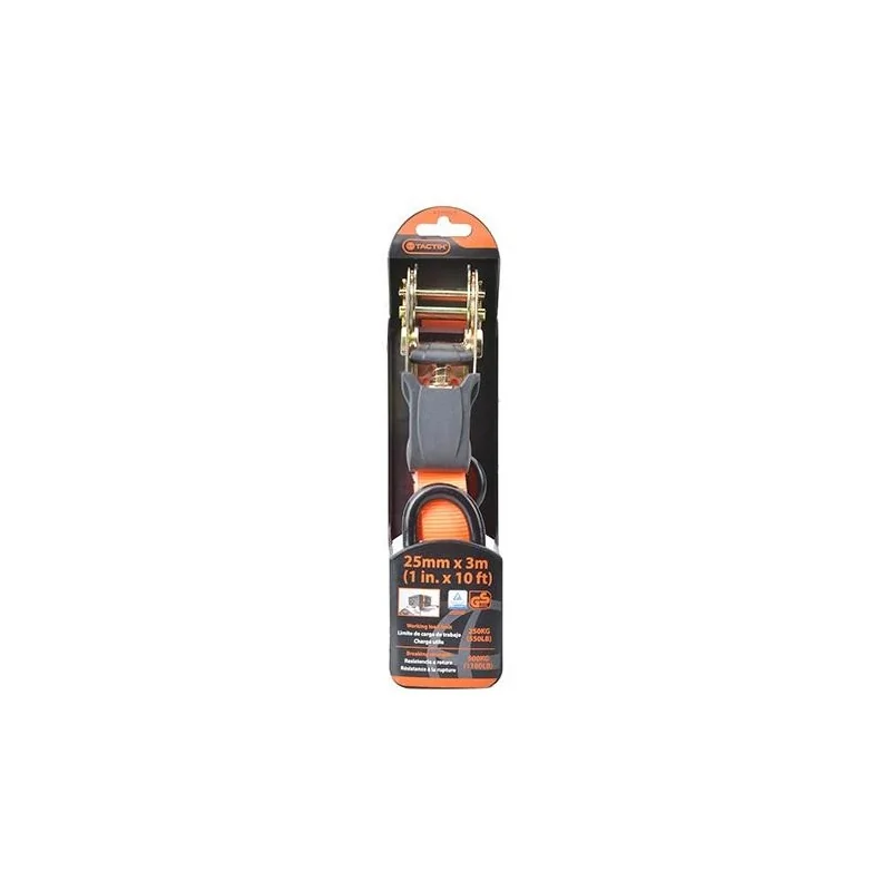 ESLINGA AMARRE C/CARRACA 500KG X 03MT 376021 TACT