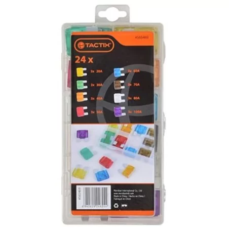 FUSIBLES VEHICULO MAXI 24PC 565469 TACTIX