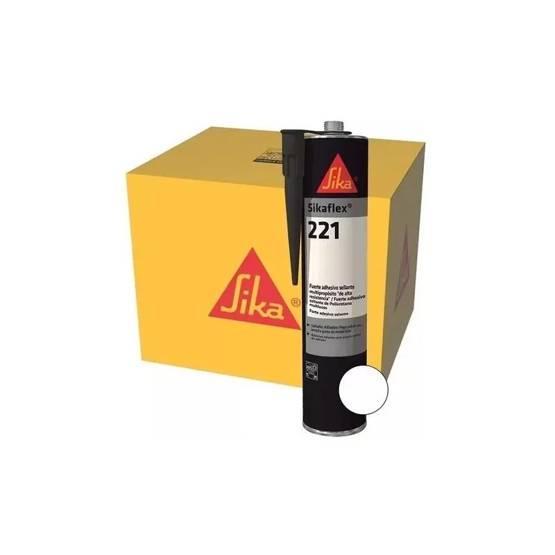Poliuretano Sikaflex 221 Blanco 600Cc Sika