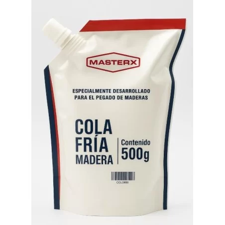 Cola Fria Maderas Bolsa 500Gr Masterx