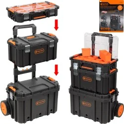 CAJA HERRAM MODULA 25L 3 EN 1 BR/MET C/RDA 320382