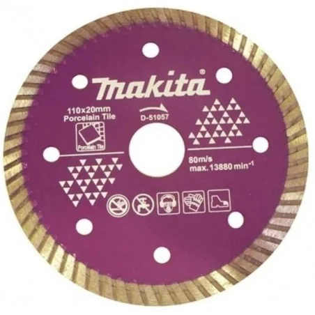 Disco Diamantado P/Porcelan 4.1/3" D51057 Makita