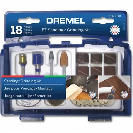 Kit Accesorios Lijar/Esmerilar 18Pc Ez686 Dremel
