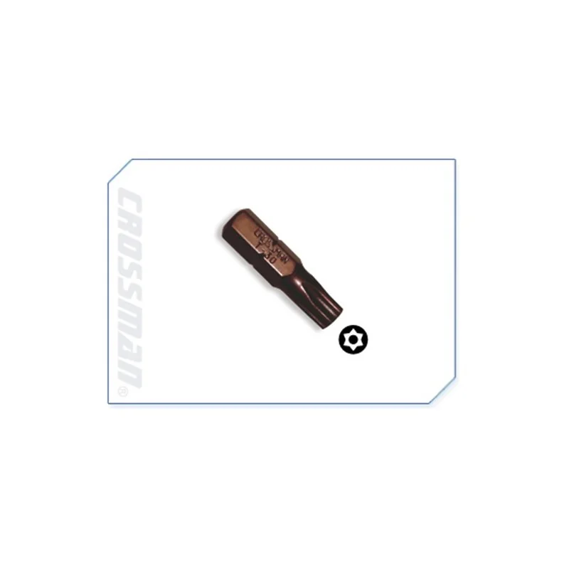 PUNTA TORX C/GUIA T-07 1/4 X 25MM 44323 CROSSMA