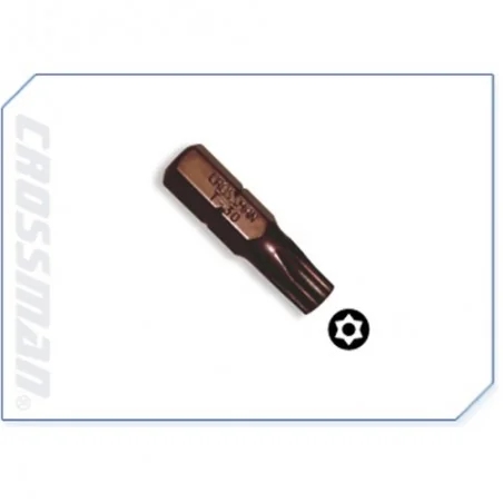 PUNTA TORX C/GUIA T-07 1/4 X 25MM 44323 CROSSMA
