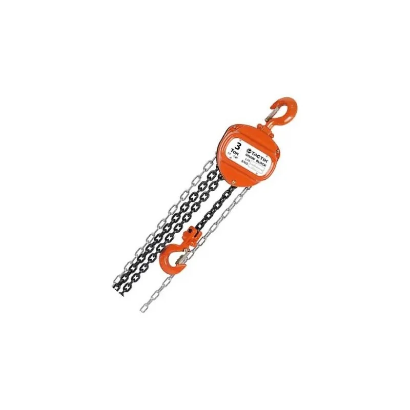 Tecle Cadena Manual 3.0 TON 3.0MT Certificado 385306 TACTIX