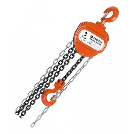Tecle Cadena Manual 3.0 TON 3.0MT Certificado 385306 TACTIX