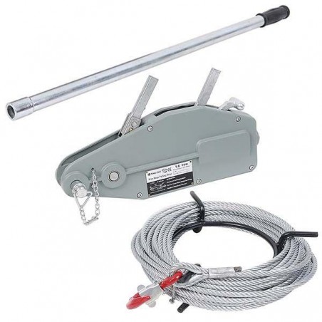 Tecle Tirfor 1.6TON X 20MT Certificado 385384 TACTIX