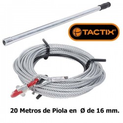 Tecle Tirfor 1.6TON X 20MT Certificado 385384 TACTIX