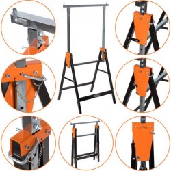 Soporte Caballete Telescopico regulable en altura 330043 Tactix