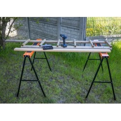 Soporte Caballetes Mesa de trabajo Plegable 2 unidades 330042 TACTIX