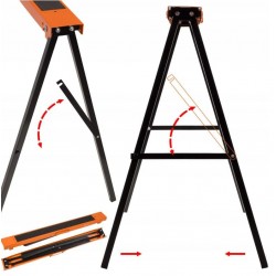 Soporte Caballetes Mesa de trabajo Plegable 2 unidades 330042 TACTIX