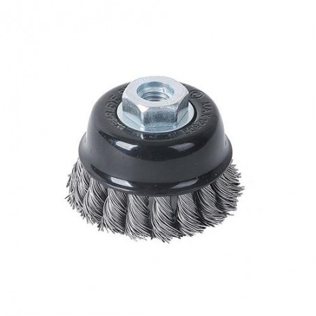 Grata Copa Cónica Acero Trenzada 4"" M14 447247 TACTIX