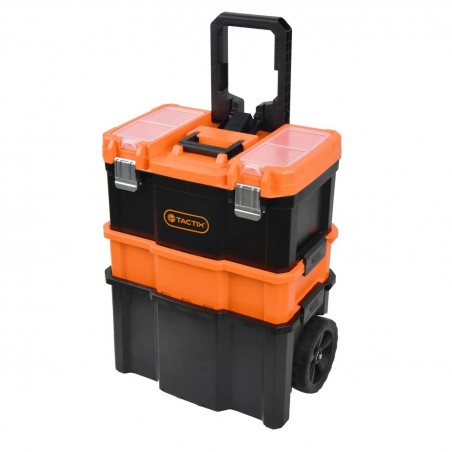 Caja Herram Plast Bc/Met 25"X3 C/Rue 320440 TACTI