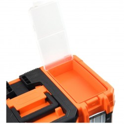 Caja Herram Plast Bc/Met 25"X3 C/Rue 320440 TACTI