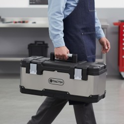 Caja Herram Met/Plast 26" Br/Met 321132 TACTIX