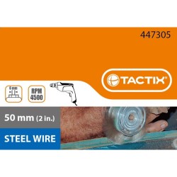 Grata Circular Ac.Ondul.50MM Eje 6MM 447305 TACTI