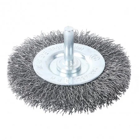 GRATA CIRCULAR AC.ONDUL.100MM EJE 6MM 447307 TACT