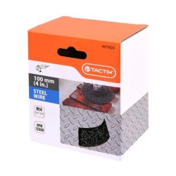 Grata Copa Plana Ac.Ondul. 100Mm M14 447603 TACTIX