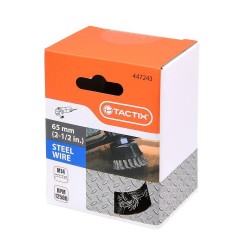 Grata Copa Cónica Ac.Trenzado 2.1/2" M14 447243 Tactix