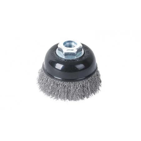 GRATA COPA CONICA AC.INOX ONDUL. 4"" M14 447257