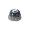 GRATA COPA CONICA AC.INOX ONDUL. 4"" M14 447257