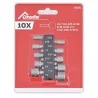 Punta Dado Hembra Jgo 10PC PUL (1/4"X45MM) 746020