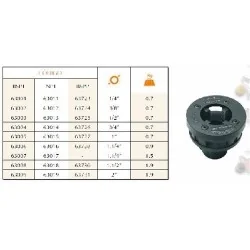 CABEZAL OCTOGONAL TERRAJA 2" BSPT 63009 EGAMA