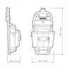 PORTAHERRAMIENTAS 02 PCS BOLSA(XS)+CLIC TBCT36L6