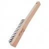 ESCOBILLA C/MANGO ACERO 4-C 3 X 16 0012-7 HELA