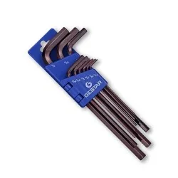LLAVE ALLEN JUEGO LARGA 09PC 1/16"-3/8" 666192 GE