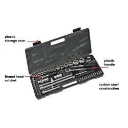 DADO JUEGO 1/4 y 1/2" 52PC 04-32 MM ACC 734453 ONSITE
