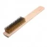 ESCOBILLA C/MANGO BRONCE ONDULA 21AL 0007 HELA