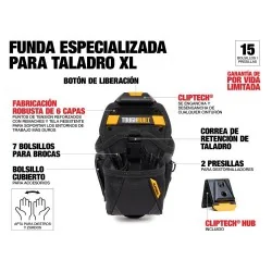 PORTAHERRAMIENTAS 02 PCS BOLSA(LX)+CLIC TBCT20LX