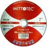 DISCO CORTE AC.INOX 7" -1.6MM MITTOTEC