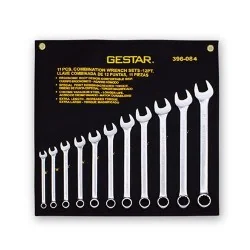 LLAVE PUNTA CORONA JUEGO 11PC 3/8"-1" 396084 GEST
