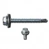 TORNILLO AUT. C/HEX GOL.GOMA 100PCS 14 X 4